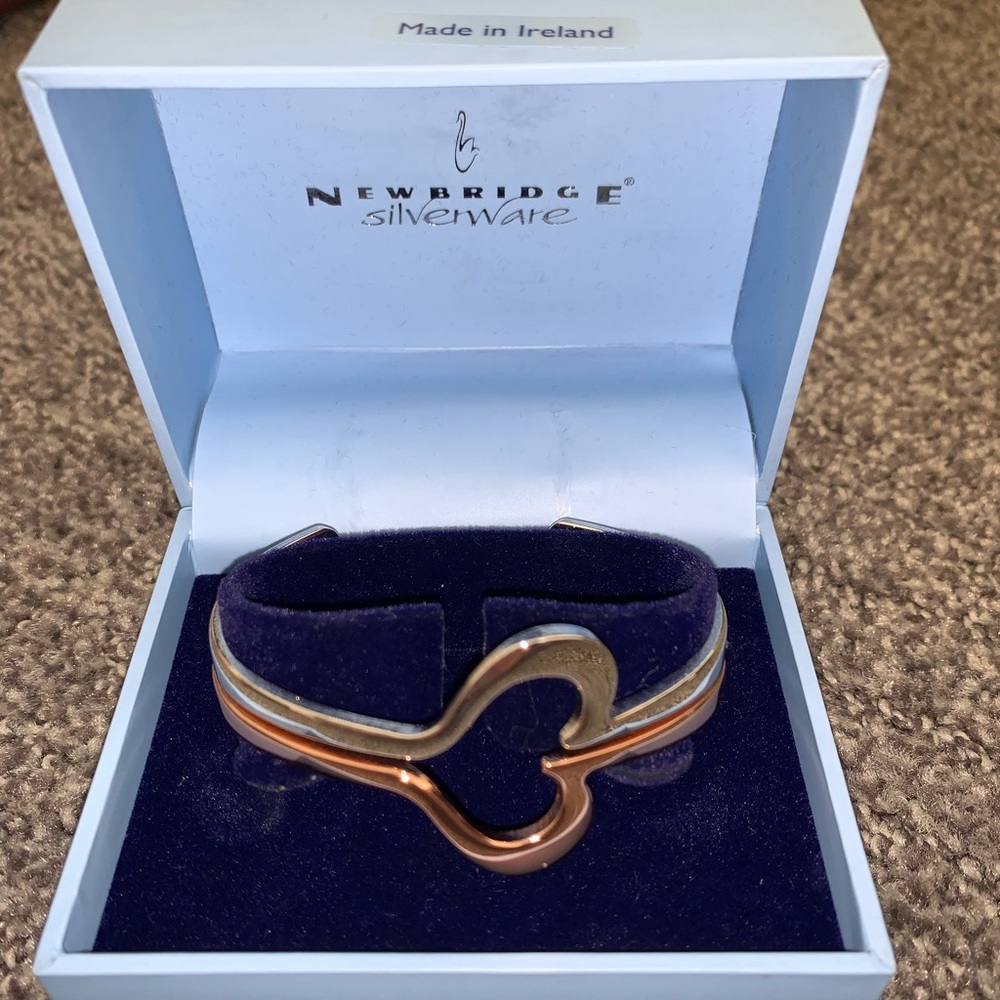 Newbridge silverware amour double bangle bought from Ireland